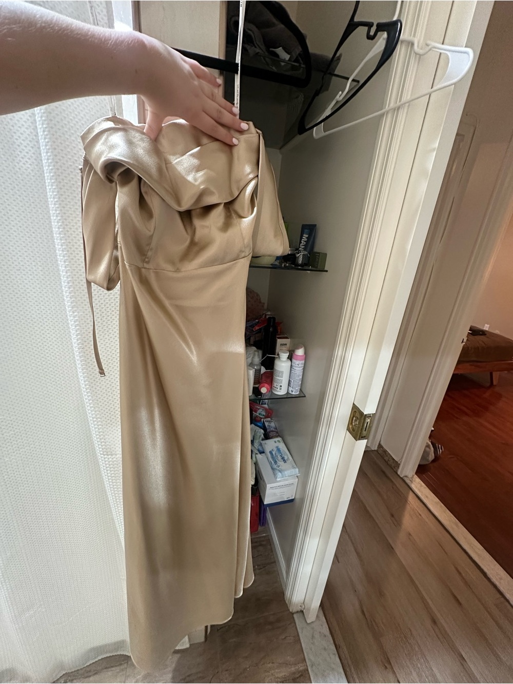 Birdy Grey Mia Shiny Gold Dress
